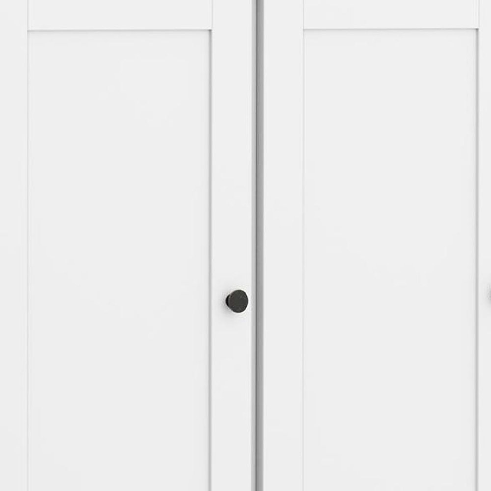 72" White Solid Wood 8 Two Drawer Pantry Or Storage Closet