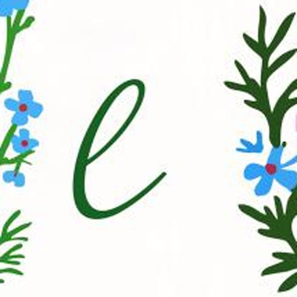 47" Green And White Solid Wood Floral Bouquet Hello Porch Sign. Outdoor accessories-decor-garden-game isolated on a plain white background, showing a green wood surface.
