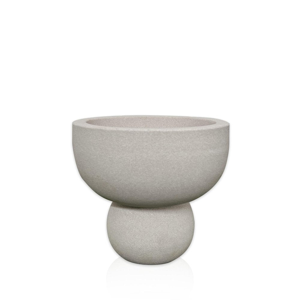 5" Cream Stone Decorative Bowl