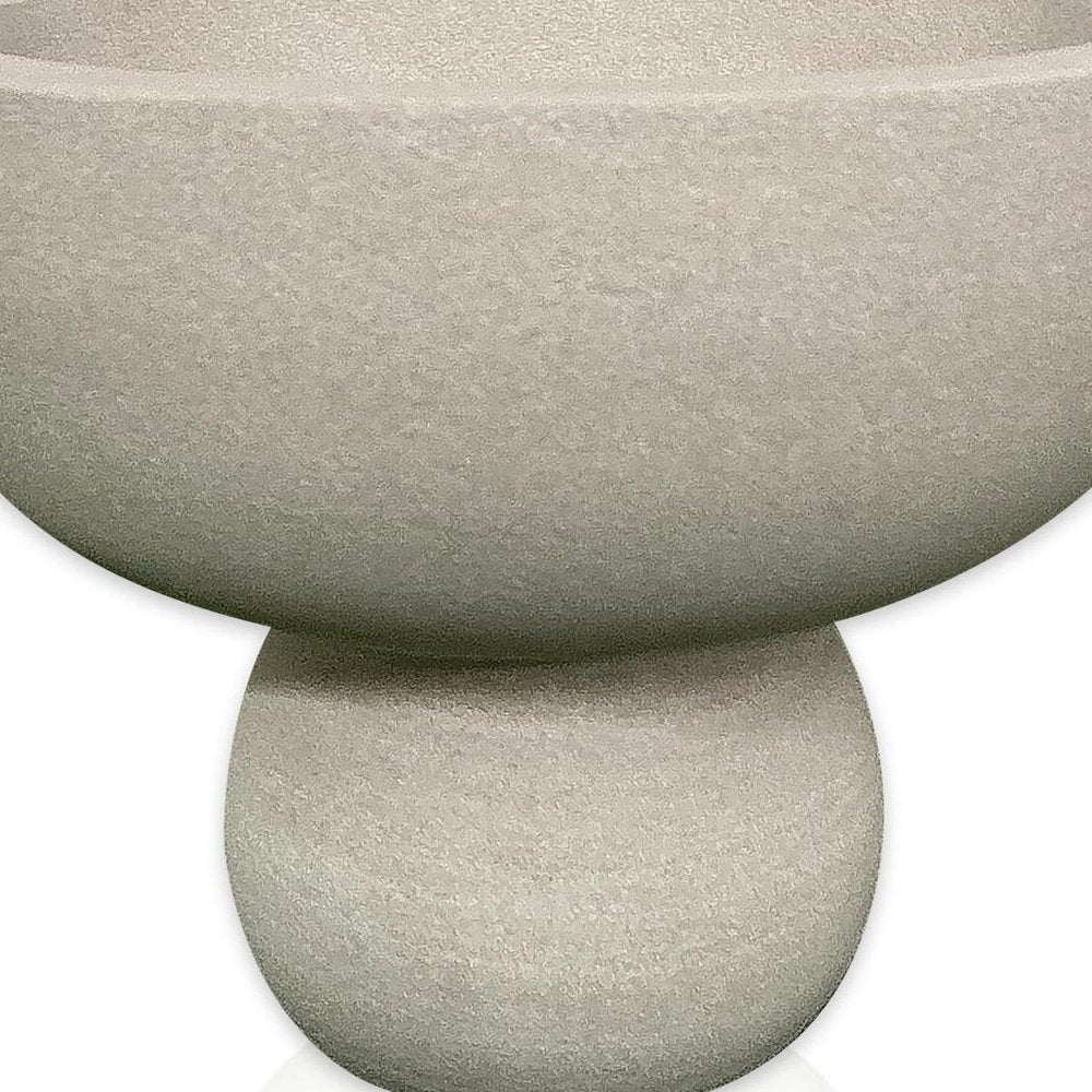 6" Cream Stone Decorative Bowl