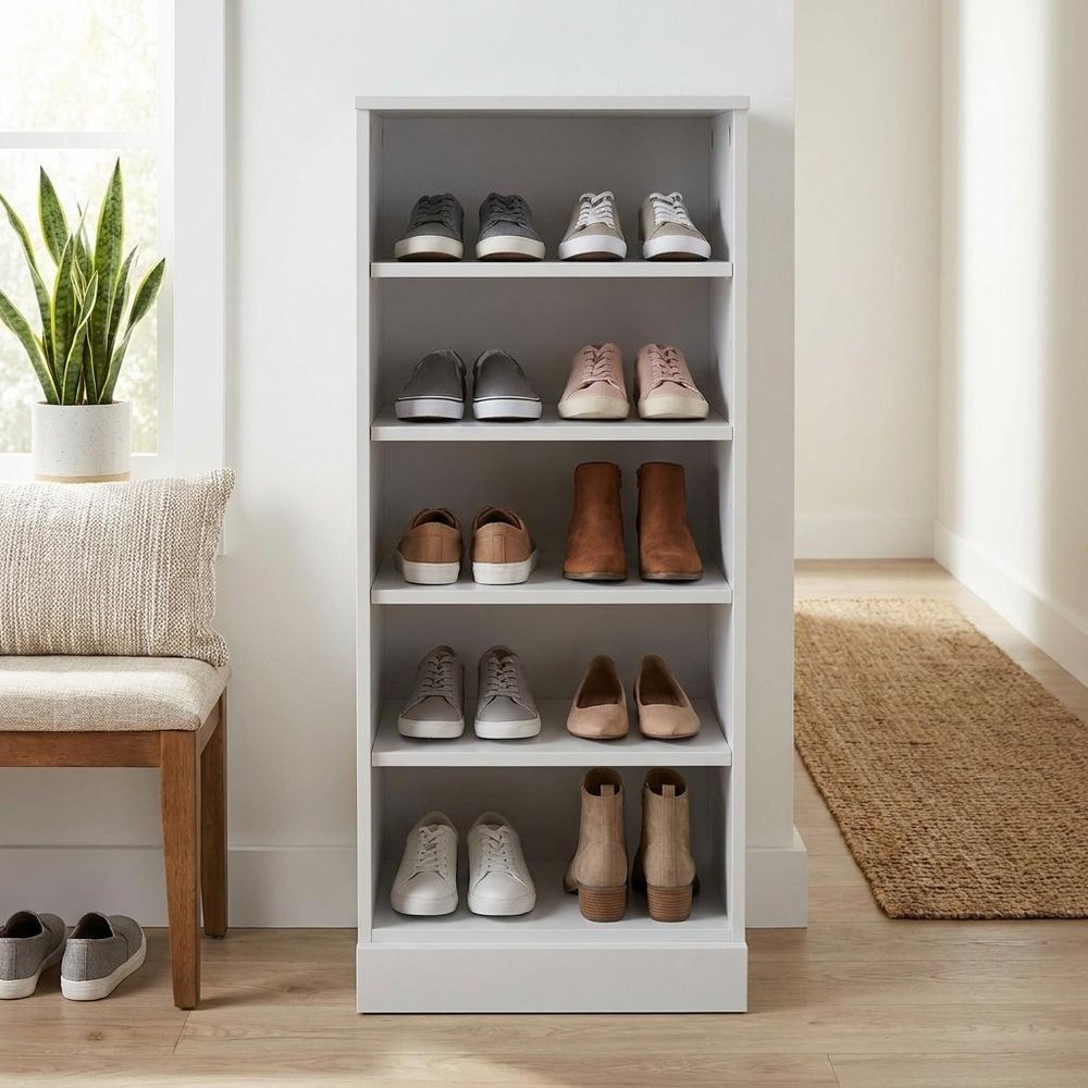 Sage Ten Pair Solid WoodShoe Storage Cabinet
