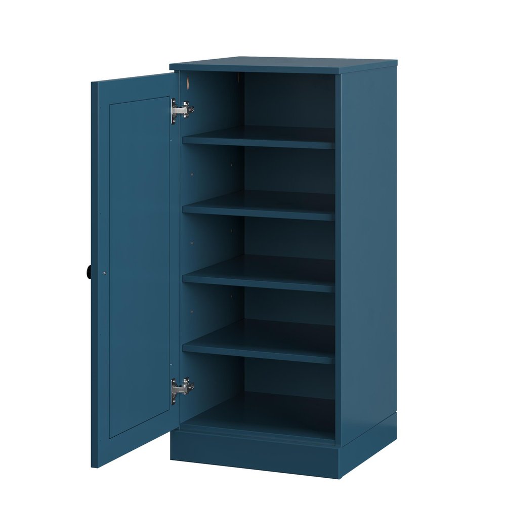 Green Ten Pair Solid WoodShoe Storage Cabinet