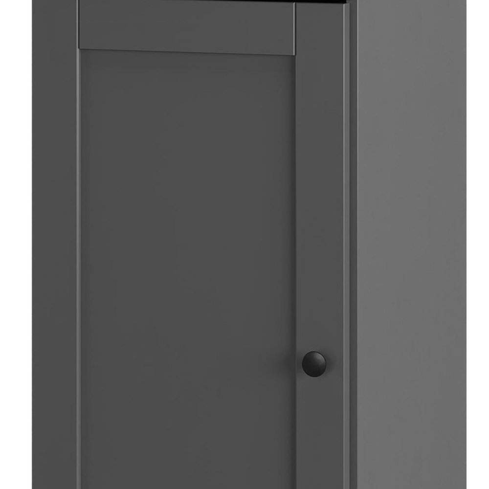Gray Ten Pair Solid WoodShoe Storage Cabinet