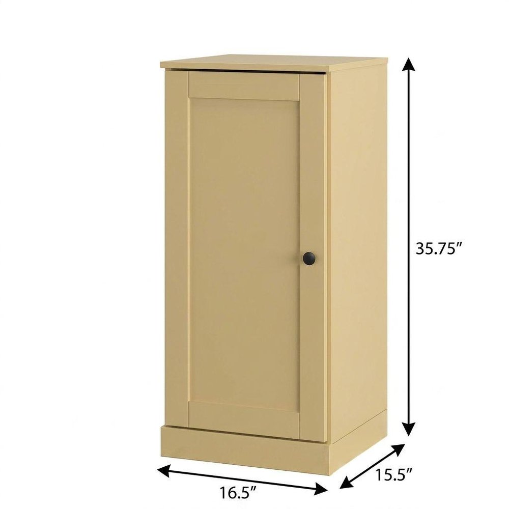 Yellow Ten Pair Solid WoodShoe Storage Cabinet