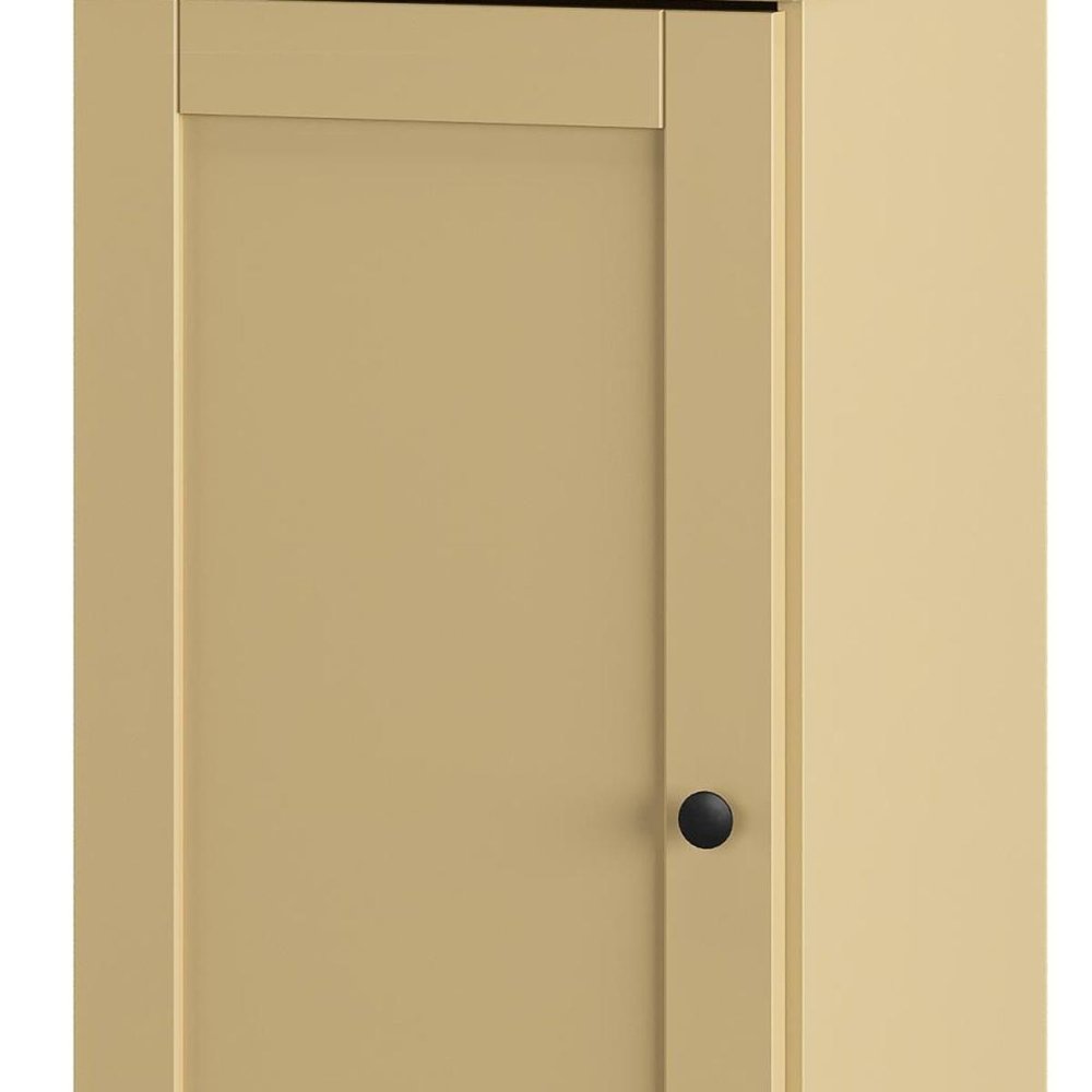 Yellow Ten Pair Solid WoodShoe Storage Cabinet