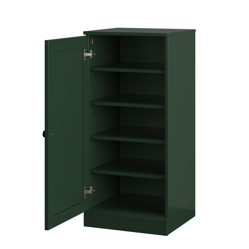 Green Ten Pair Solid WoodShoe Storage Cabinet
