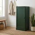Green Ten Pair Solid WoodShoe Storage Cabinet