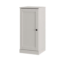Off White Ten Pair Solid WoodShoe Storage Cabinet on a white background