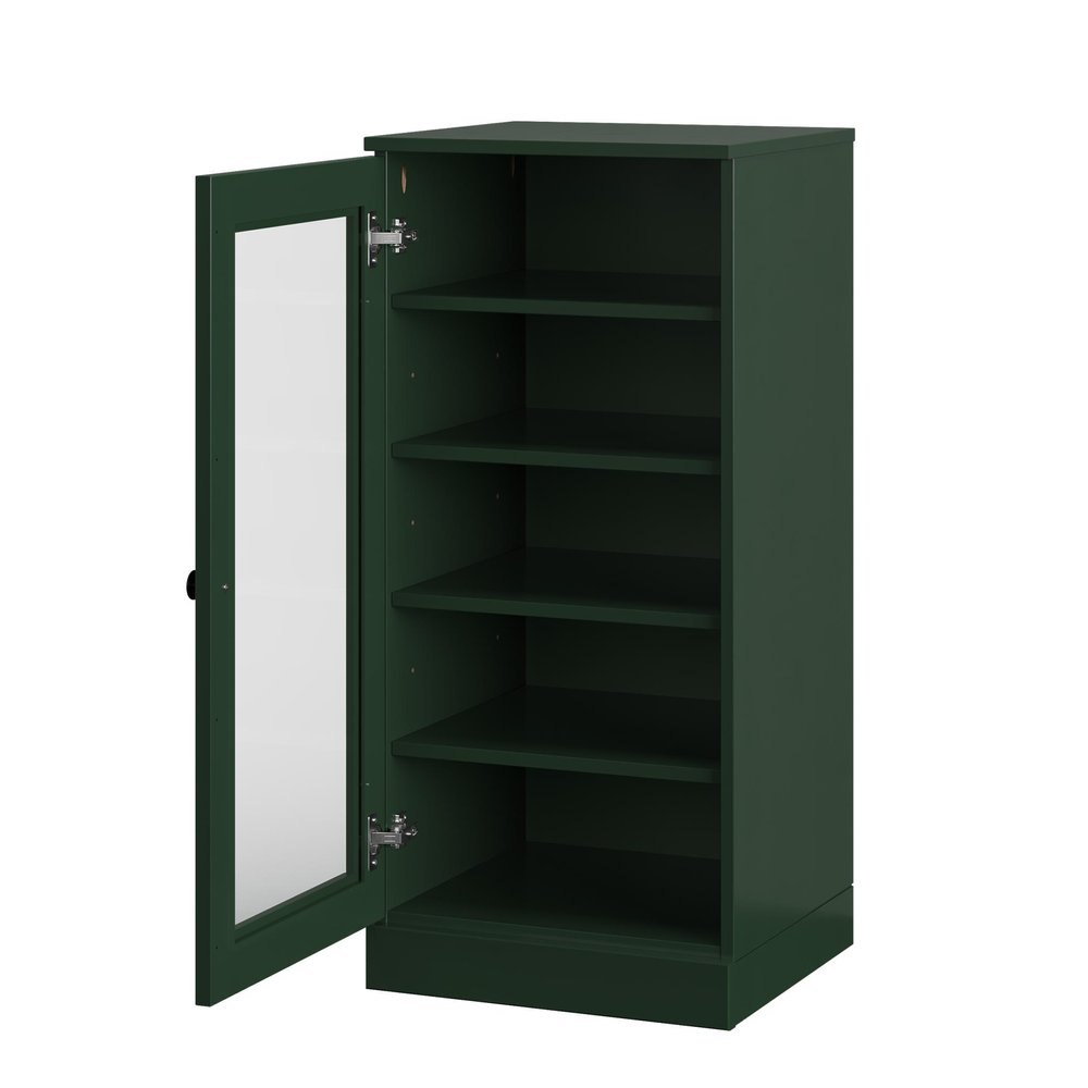 Green Ten Pair Solid WoodShoe Storage Cabinet