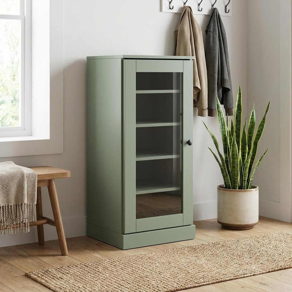 Sage Ten Pair Solid WoodShoe Storage Cabinet