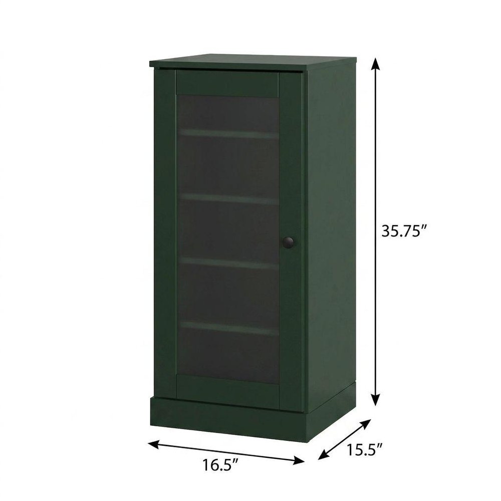 Green Ten Pair Solid WoodShoe Storage Cabinet