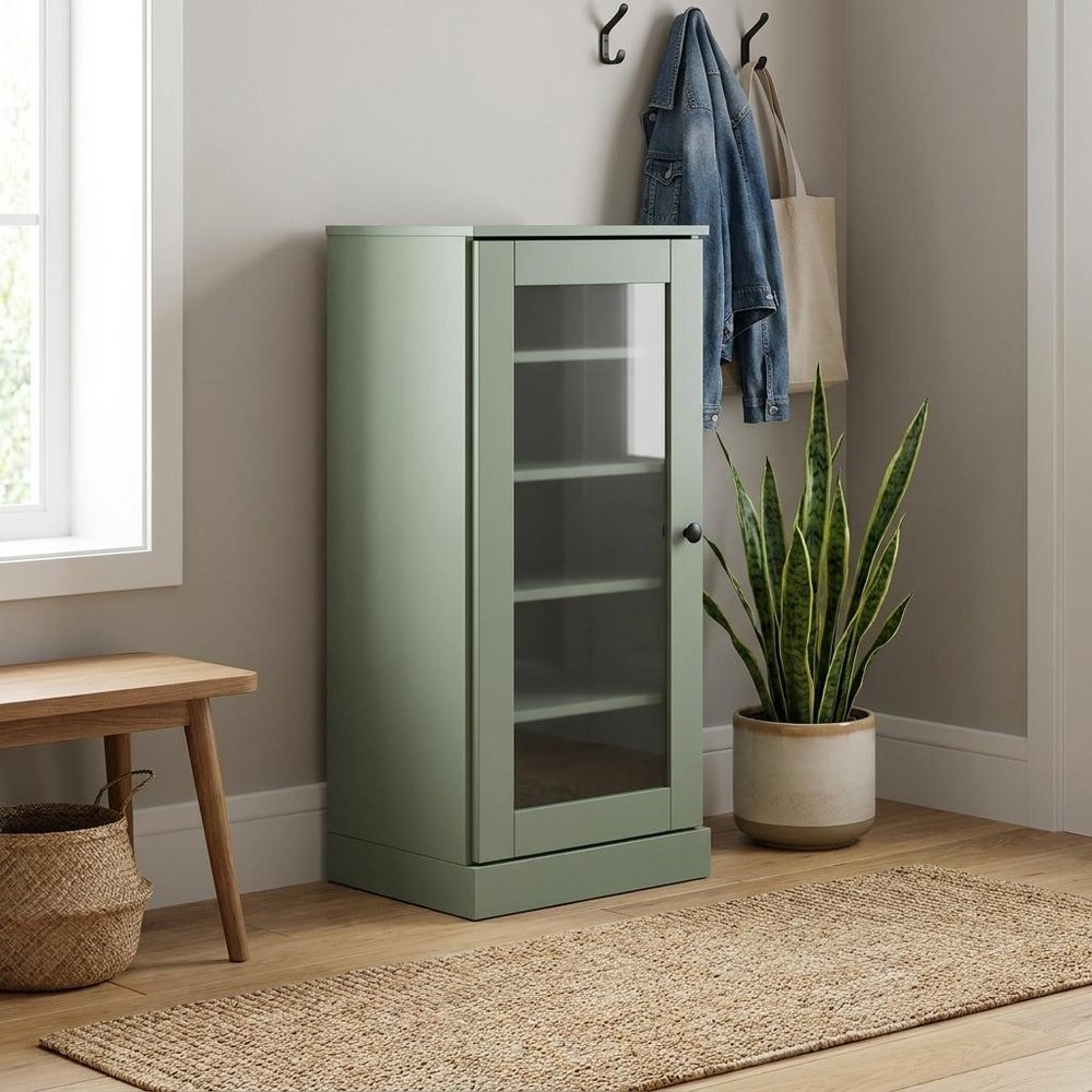 Sage Ten Pair Solid WoodShoe Storage Cabinet