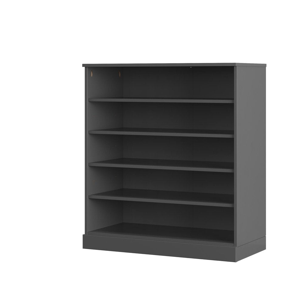 Gray Twenty Pair Solid WoodShoe Storage Cabinet