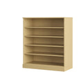 Yellow Twenty Pair Solid WoodShoe Storage Cabinet on a white background
