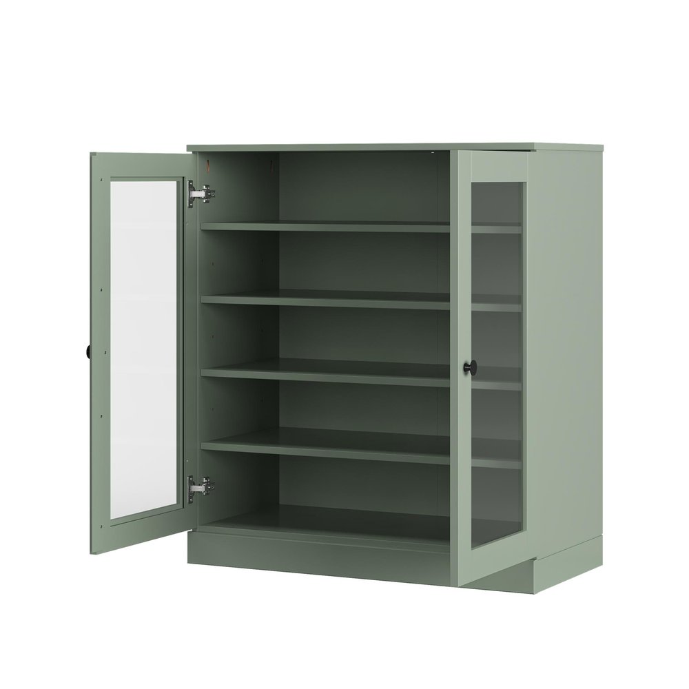 Sage Twenty Pair Solid WoodShoe Storage Cabinet