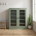 Sage Twenty Pair Solid WoodShoe Storage Cabinet