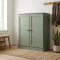 Sage Twenty Pair Solid WoodShoe Storage Cabinet