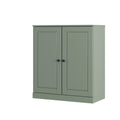 Sage Twenty Pair Solid WoodShoe Storage Cabinet on a white background