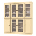 72" Yellow Solid Wood 8 Pantry Or Storage Closet - SKU 754544 on a white background