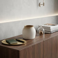 6" Cream Ceramic Cylinder Table Vase