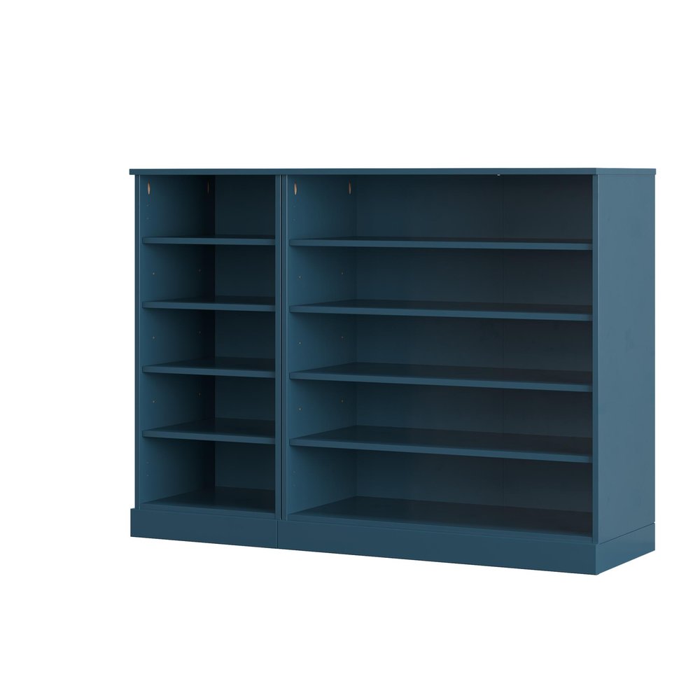 Teal Blue 30 Solid WoodShoe Storage Cabinet