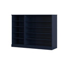 Navy Blue 30 Solid WoodShoe Storage Cabinet