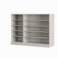 Off White 30 Solid WoodShoe Storage Cabinet on a white background