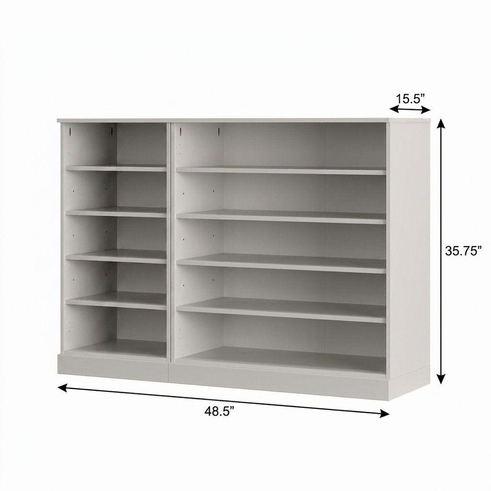 Off White 30 Solid WoodShoe Storage Cabinet