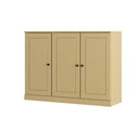 Yellow 30 Solid WoodShoe Storage Cabinet on a white background