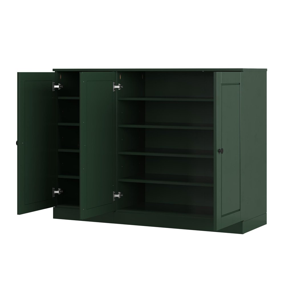 Green 30 Solid WoodShoe Storage Cabinet