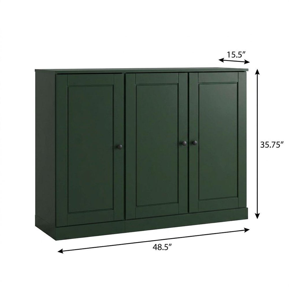 Green 30 Solid WoodShoe Storage Cabinet
