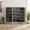 Off White 30 Solid WoodShoe Storage Cabinet