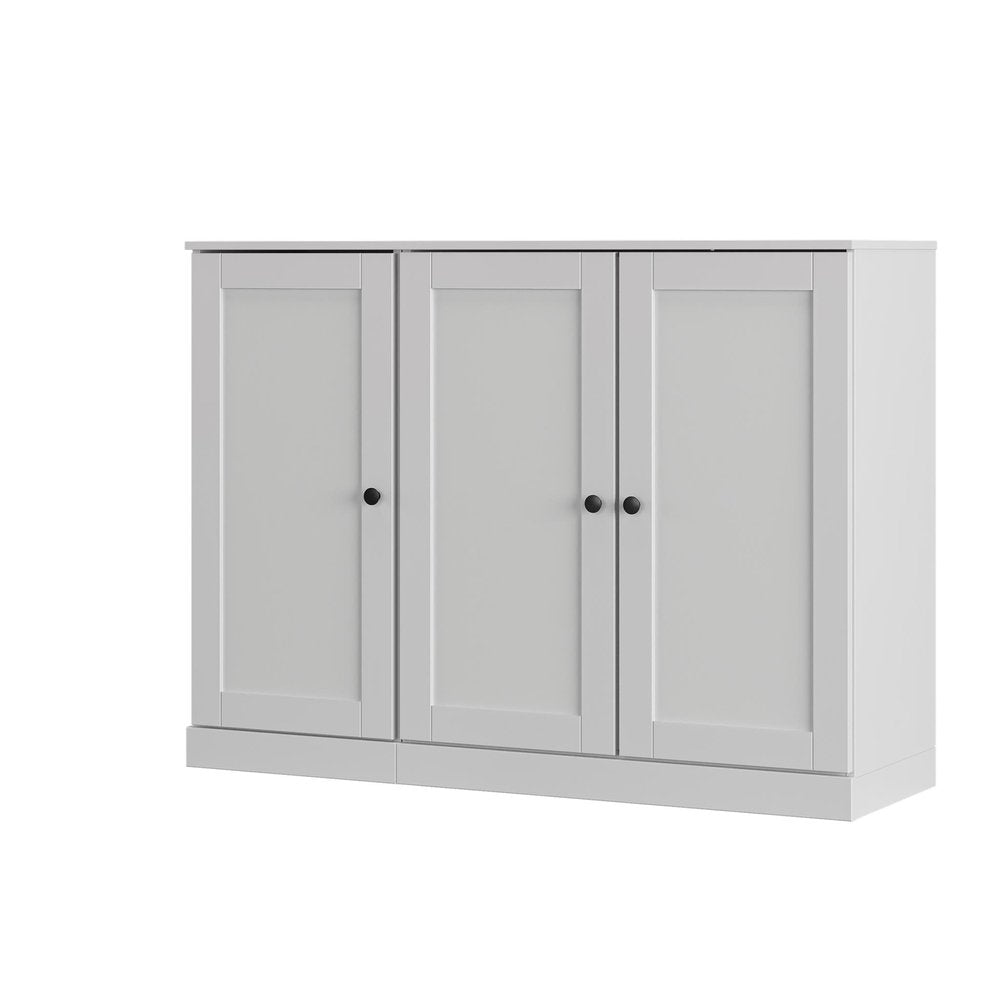 White 30 Solid WoodShoe Storage Cabinet