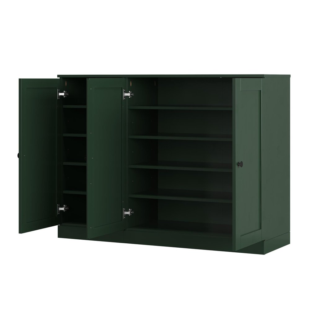 Green 30 Solid WoodShoe Storage Cabinet