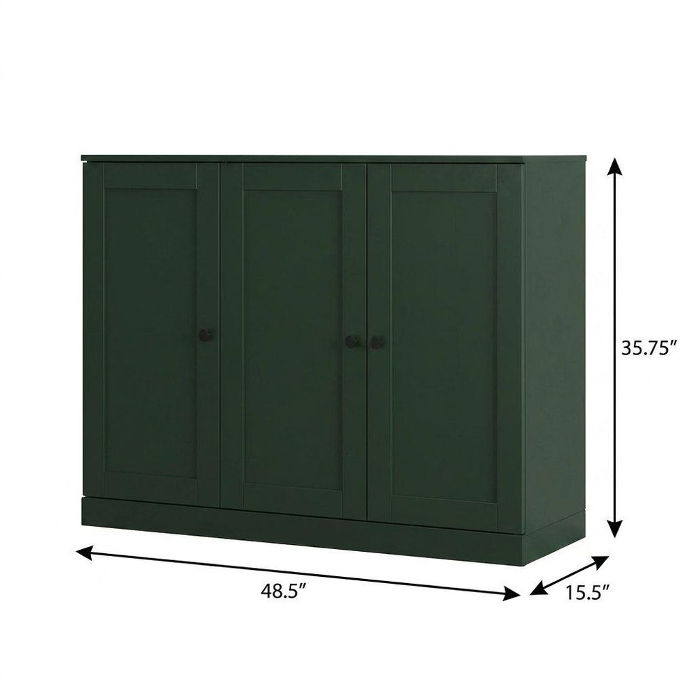 Green 30 Solid WoodShoe Storage Cabinet