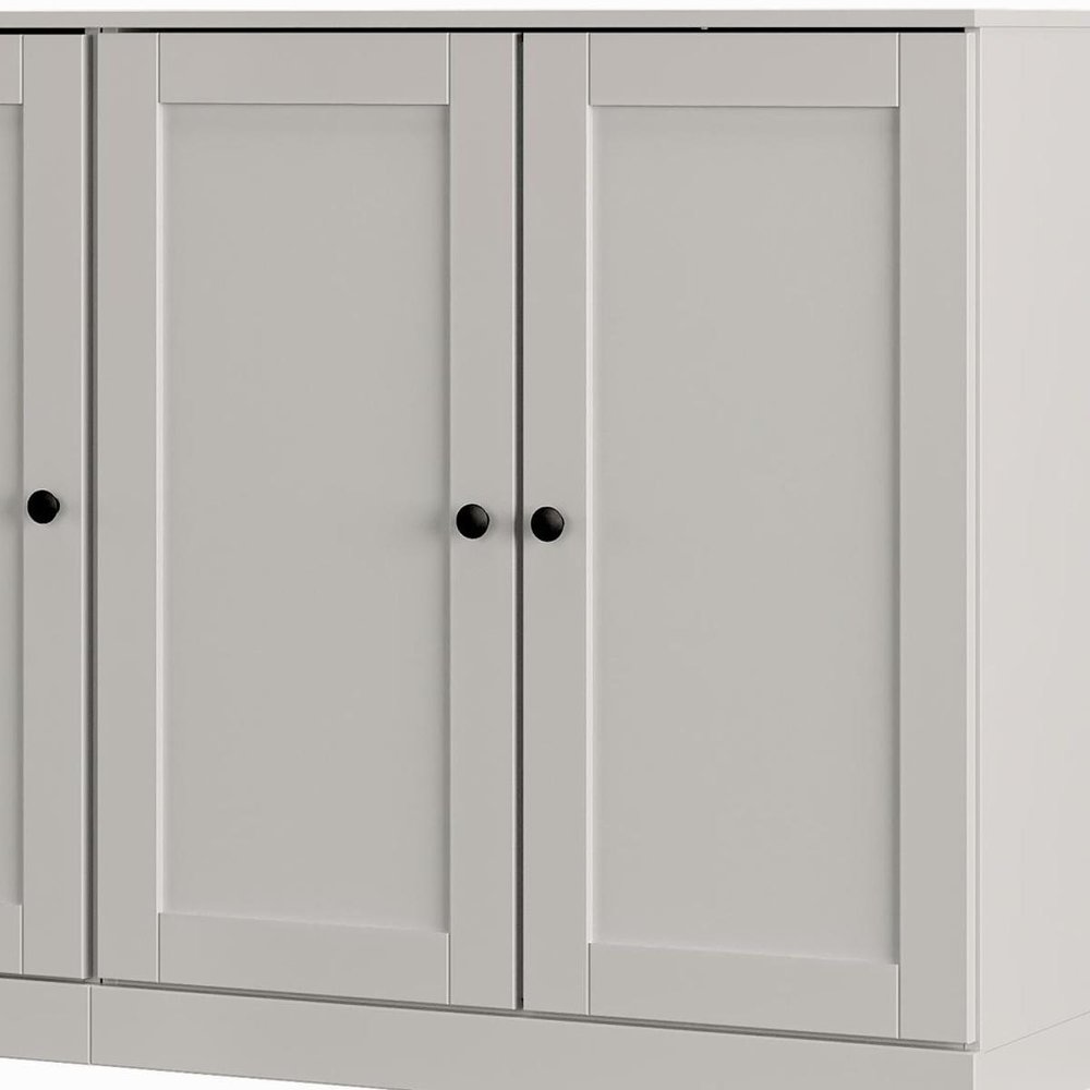 Off White 30 Solid WoodShoe Storage Cabinet