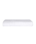 White Greek Key Turkish Cotton 40" X 60" Bath Sheet on a white background