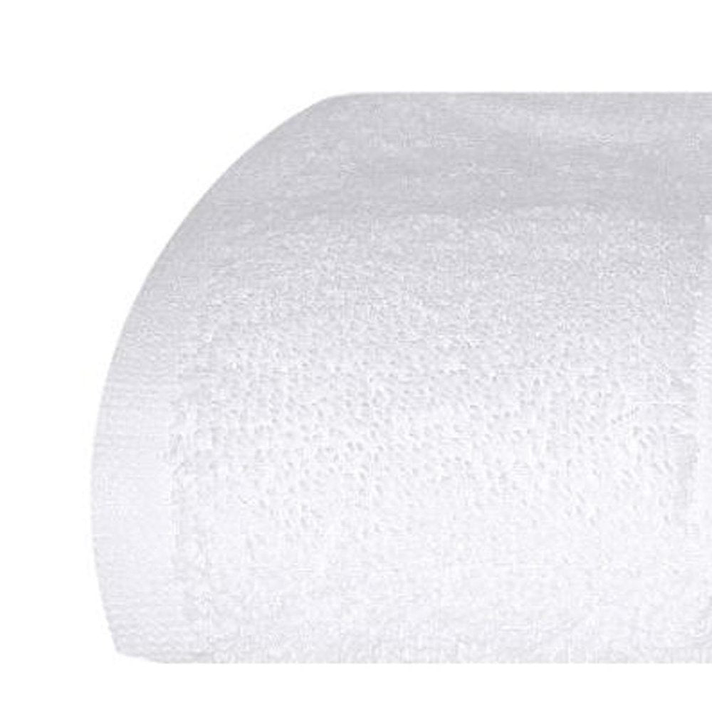 White Greek Key Turkish Cotton 40" X 60" Bath Sheet