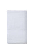 White Turkish Cotton 40" X 60" Bath Sheet on a white background