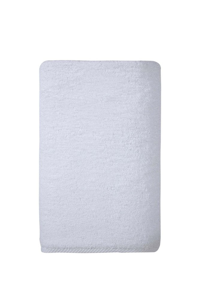 White Turkish cotton bath sheet, 40" x 70", on a white background.