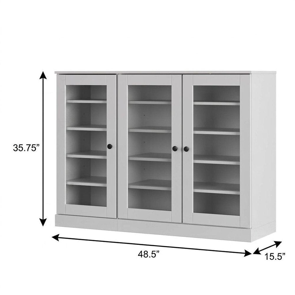 White 30 Solid WoodShoe Storage Cabinet