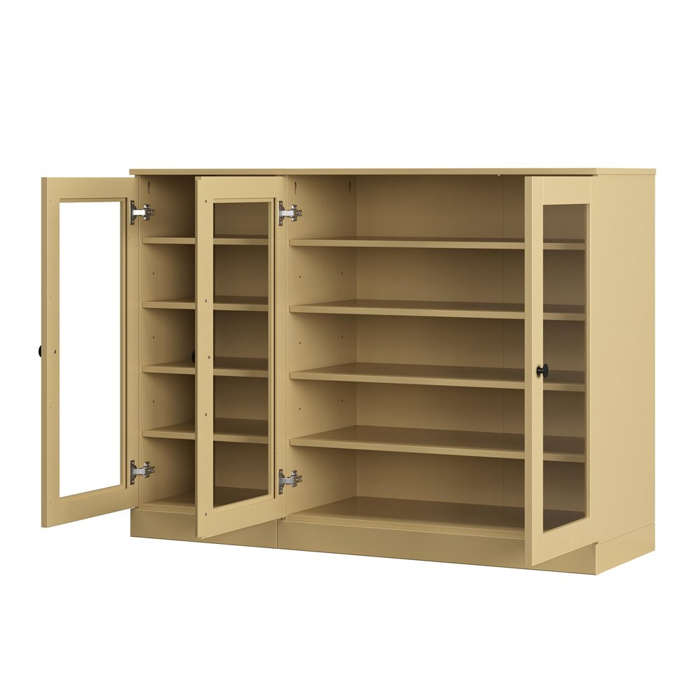 Yellow 30 Solid WoodShoe Storage Cabinet