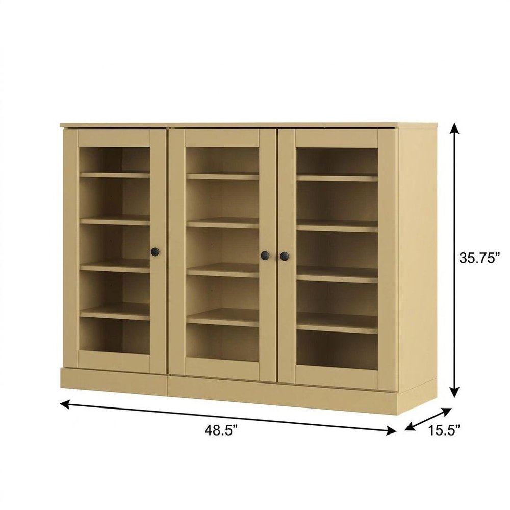 Yellow 30 Solid WoodShoe Storage Cabinet