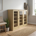 Yellow 30 Solid WoodShoe Storage Cabinet