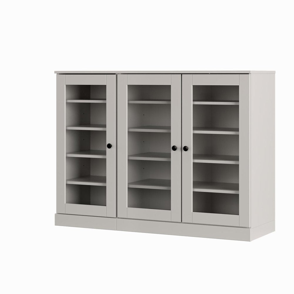 Off White 30 Solid WoodShoe Storage Cabinet