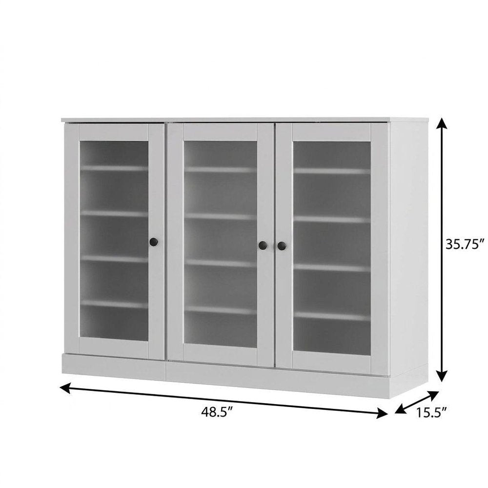 White 30 Solid WoodShoe Storage Cabinet