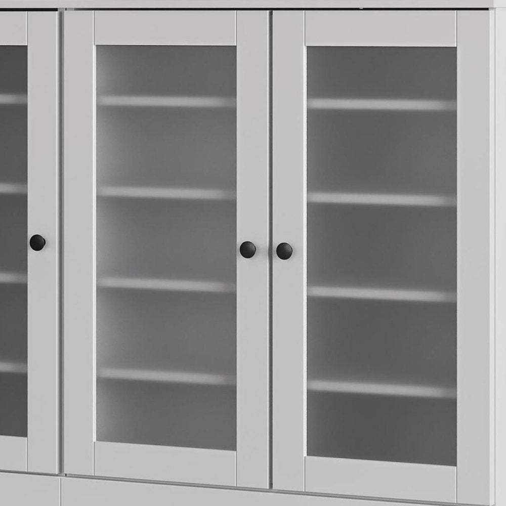 White 30 Solid WoodShoe Storage Cabinet