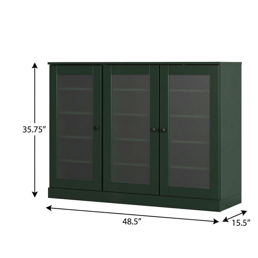 Green 30 Solid WoodShoe Storage Cabinet