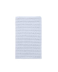 White Geometric Turkish Cotton 27" X 54" Bath Towel on a white background