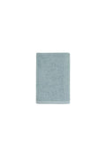 Blue Turkish Cotton 27" X 54" Bath Towel on a white background